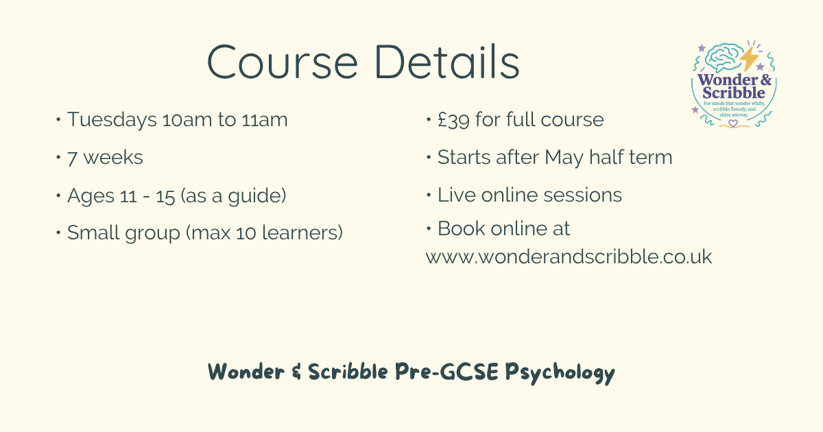 Introduction to Psychology - 7-Week Live Online Course