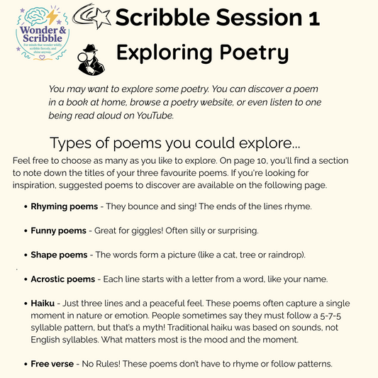 Poetry & Perspective: Exploring Identity and Belonging (Ages 10+)